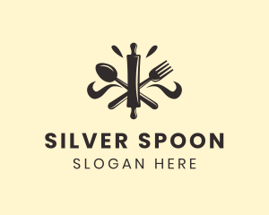 Utensil - Kitchen Baking Utensil logo design