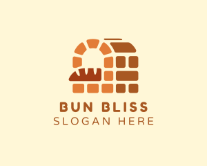 Bun - Brick Oven Bread Baking logo design