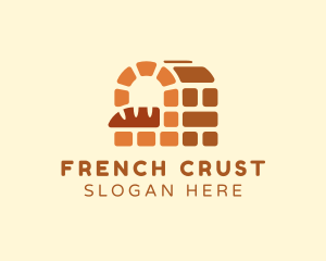 Baguette - Brick Oven Bread Baking logo design