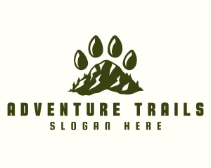 Paw Mountain Adventure logo design