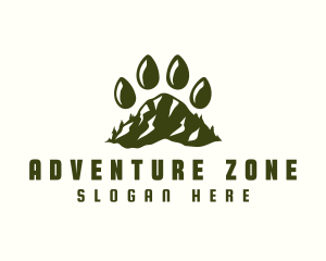 Paw Mountain Adventure logo design