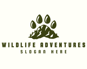 Paw Mountain Adventure logo design