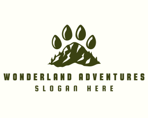 Paw Mountain Adventure logo design