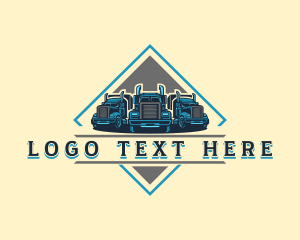 Import - Truck Supply Delivery logo design