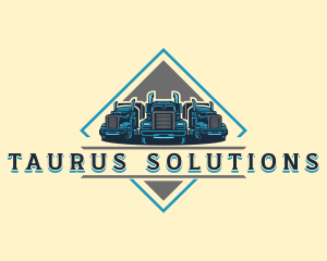 Truck Supply Delivery Logo