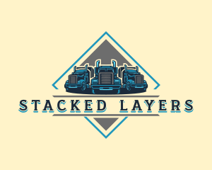 Truck Supply Delivery logo design