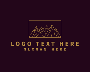 Excavation - Mountain Summit Outdoor logo design