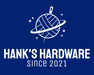 Hank - Yarn Orbit Planet logo design