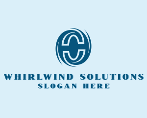 Whirlwind Laundry Washer logo design