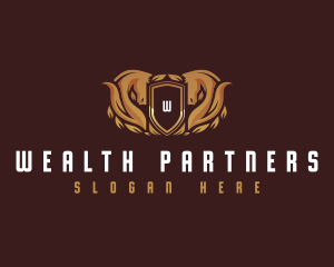 Premium Horse Shield  logo design