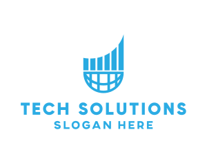 Solutions - Global Sales Growth logo design