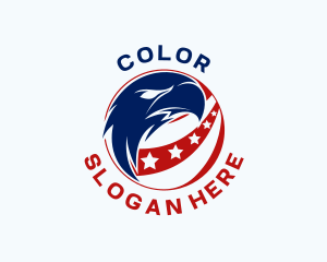 Patriotism - Patriotic American Eagle logo design