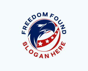 Patriotism - Patriotic American Eagle logo design