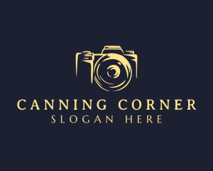 Lens Camera Photographer logo design