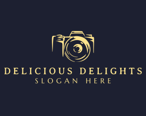 Lens Camera Photographer logo design