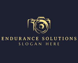 Lens Camera Photographer logo design