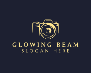 Lens Camera Photographer logo design