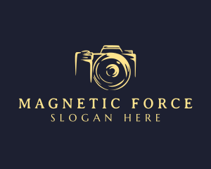 Lens Camera Photographer logo design