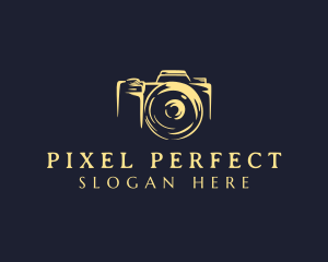 Lens Camera Photographer logo design