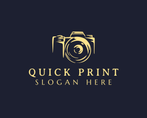 Lens Camera Photographer logo design