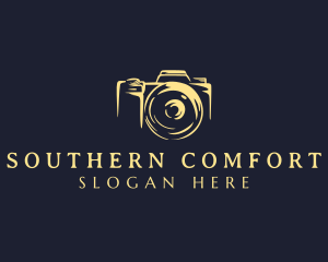 Lens Camera Photographer logo design