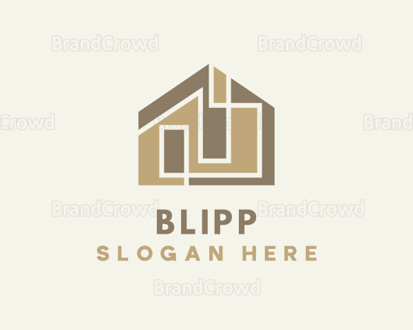 Brown Home Architecture Logo