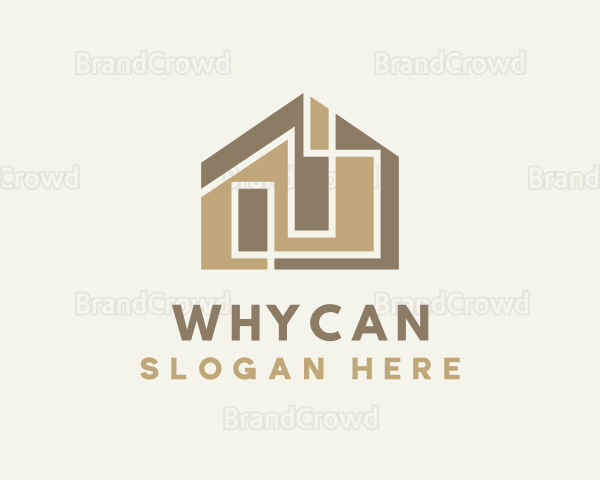 Brown Home Architecture Logo