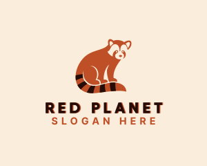 Wild Red Panda Zoo logo design