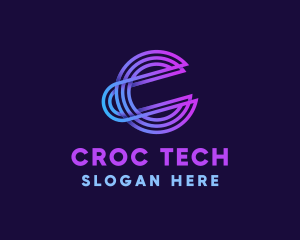 Modern Tech Startup logo design