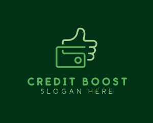 Credit - Wallet Money Cash logo design