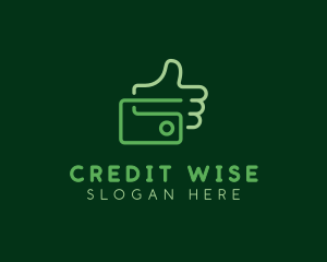 Credit - Wallet Money Cash logo design
