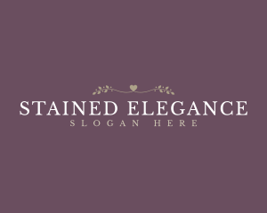 Elegant Love Wordmark logo design