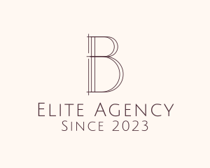 Agency - Minimalist Professional Agency Letter B logo design