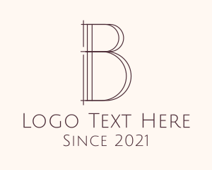 Letter B - Letter B Advisory logo design