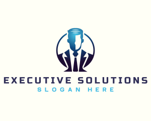 Professional Executive Man logo design