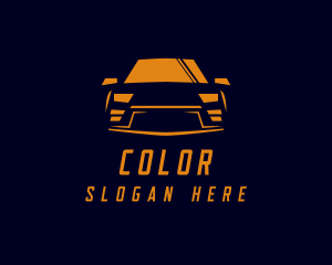 Sports Car Transportation Vehicle Logo