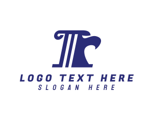 Column - Financial Pillar Letter R logo design