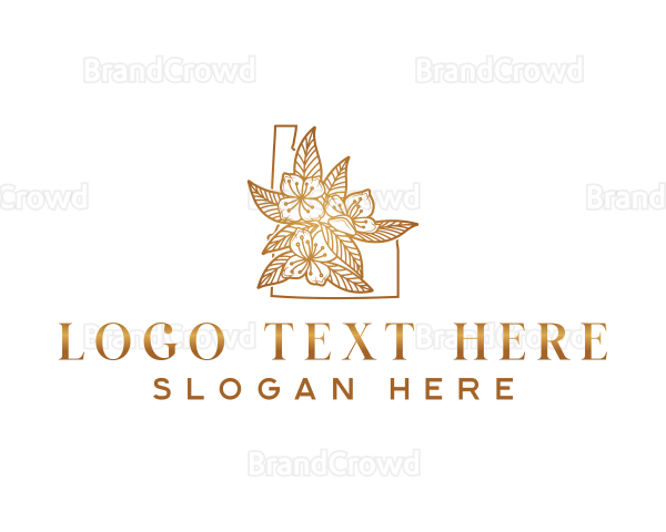 Idaho Flower Syringa Logo