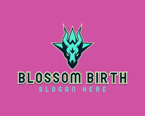 Videogames - Horn Dragon Avatar logo design