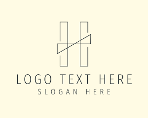 Letter H - Formal Attire Fashion Boutique logo design