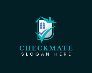 Home Check Real Estate logo design