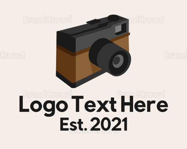 Isometric Digital Camera Logo