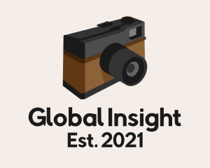 Photo - Isometric Digital Camera logo design