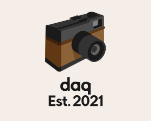 Vlog - Isometric Digital Camera logo design