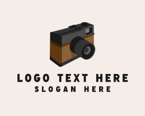 Isometric Digital Camera Logo