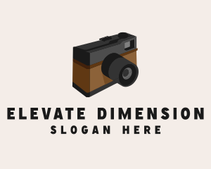 Isometric Digital Camera logo design