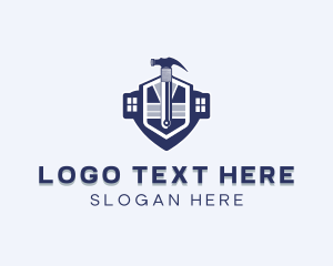 Tools - Hammer Carpentry Handyman logo design