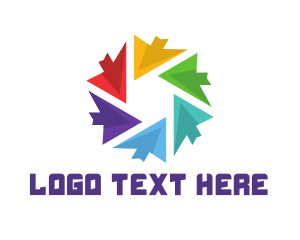 Technology - Colorful Cursor Technology logo design