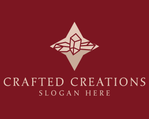 Star Gemstone Crystal logo design