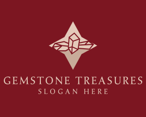 Star Gemstone Crystal logo design